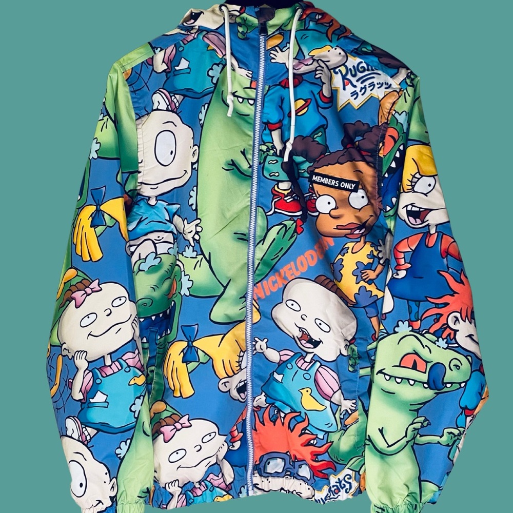 Members Only X Nickelodeon Rugrats Windbreaker Jacket